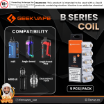 Geekvape - B Series Coil (5pcs/Pack)
