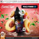 SAMS Vape Peach Power Frozen SaltNic