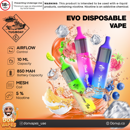 Tugboat - EVO Disposable Vape *4500Puffs*